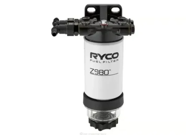 Ryco Fuel Water Separator for Ford Ranger, Isuzu D-Max, Land Rover Defender & More – Height Overall 244.50 mm, Outside Diameter Top 90.00 mm