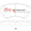 DBA Xtreme Performance Front Brake Pad Set for Toyota Altezza SXE10
