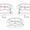 DBA Xtreme Performance Front Brake Pad Set 133.2 x 53.1 x 17.5mm for Holden (Aust/Nz) Apollo / Toyota Camry & More