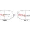 DBA 4000 Series T3 Slotted Front Disc & Xtreme Performance Pad Kit 255mm for Mazda MX5 (Mk1) (NA) / Mazda MX5 (Mk2) (NB)