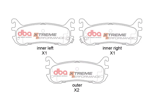 DBA Street Series T2 Slotted Rear Disc & Xtreme Performance Pad Kit 250mm for Mazda MX5 (Mk1) (NA) / Mazda MX5 (Mk2) (NB)