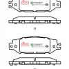 DBA Street Performance Rear Brake Pad Set 122.16 x 41 x 15.5mm for Lexus Aristo / Lexus GS300 & More