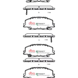 db15074sp.webp DBA Street Performance Front Brake Pad Set for Isuzu D-MAX