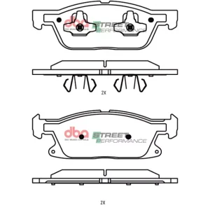 db15089sp.webp DBA Street Performance Front Brake Pad Set for Ford Focus (Mk4)
