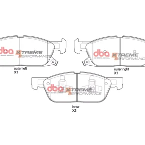 db15089xp.webp DBA Xtreme Performance Front Brake Pad Set for Ford Focus (Mk4)