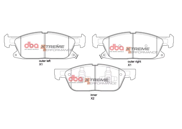 db15089xp.webp DBA Xtreme Performance Front Brake Pad Set for Ford Focus (Mk4)