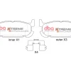 DBA 4000 Series T3 Slotted Rear Disc & Xtreme Performance Pad Kit 276mm for Mazda MX5 (Mk2) (NB) Sport