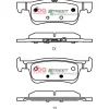 DBA Street Performance Rear Brake Pad Set for Ford Fiesta (Mk8)