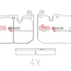 DBA Race Performance Front Brake Pad Set 114.6 x 91.4 x 14.8mm for BMW 1 Series (F40) 116 / BMW 1 Series (F40) 118 & More