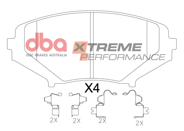 db1513xp.webp DBA Xtreme Performance Front Brake Pad Set for Mazda RX8