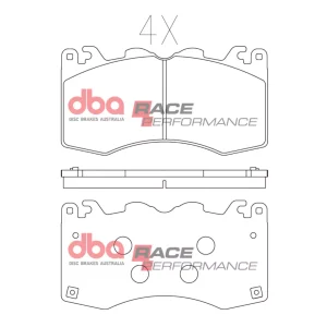 DBA Race Performance Front Brake Pad Set for Ford Mustang (7th Generation)