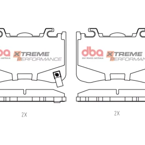 db15336xp.webp DBA Xtreme Performance Rear Brake Pad Set for Ford Mustang (7th Generation)