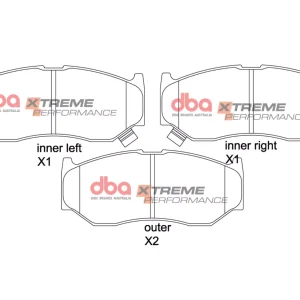 DBA Xtreme Performance Front Brake Pad Set for Suzuki Swift