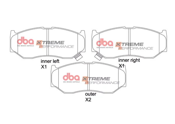 DBA Xtreme Performance Front Brake Pad Set for Suzuki Swift