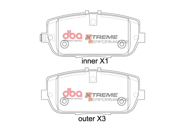 DBA 4000 Series T3 Slotted Rear Disc & Xtreme Performance Pad Kit 280mm for Mazda MX5 (Mk3) (NC)