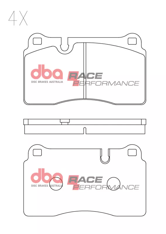 db2228rp.webp DBA Race Performance Front or Rear Brake Pad Set 131.7 x 77.3 x 15.9mm for Ac MK VI / Aston Martin DB9 & More