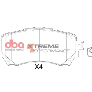 DBA Xtreme Performance Front Brake Pad Set for Mazda 6 GJ / Mazda 6 GL