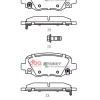 DBA Street Performance Rear Brake Pad Set for Jeep Cherokee