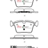 DBA Street Performance Rear Brake Pad Set 122.3; 122.3 x 61.9; 56.4 x 14.8mm for Mercedes C-Class (W205) C160 / Mercedes C-Class (W205) C180 & More