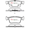 db2406sp.webp DBA Street Performance Rear Brake Pad Set 123.2; 123.2 x 48.7; 53.5 x 15.7mm for Ford Focus (Mk4) / Ford Mondeo Estate (Mk5) & More
