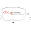 DBA 4000 Series T3 Slotted Front Disc & Xtreme Performance Pad Kit 258mm for Mazda MX5 (Mk4) (ND) / Mazda MX5 RF