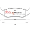 DBA Xtreme Performance Rear Brake Pad Set 166.3 x 49.1 x 15.5mm for Dodge Ram Pick-Up (1500) (2WD) / Dodge Ram Pick-Up (1500) (4WD) & More