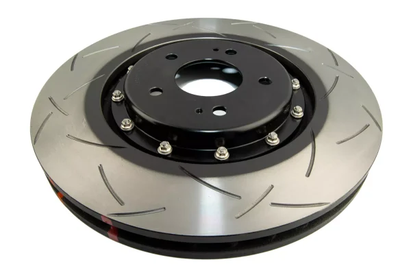 DBA 5000 Series T3 Slotted Front Brake Disc 350mm for Mitsubishi Lancer Evo 10