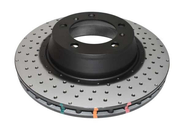 DBA 4000 Series Cross-Drilled & Dimpled Rear Brake Disc 330mm for Porsche Panamera (2nd Gen) (971) / Porsche Panamera (970)