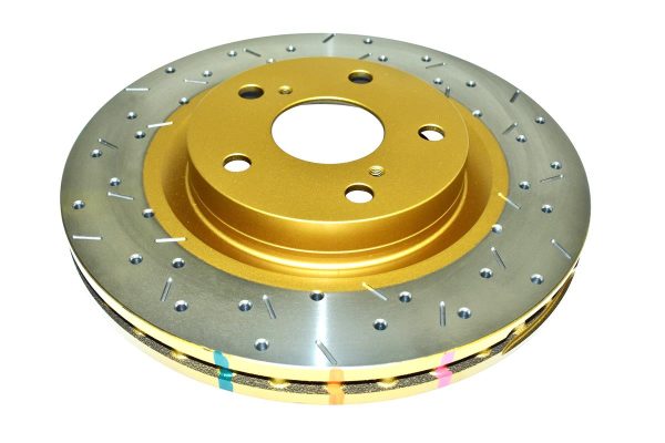 DBA 4000 Series Cross-Drilled & Slotted Front Brake Disc 296 x 28mm for Toyota Alphard / Toyota Auris & More