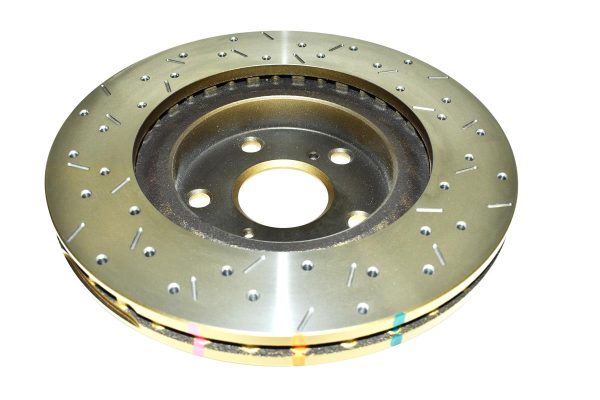 DBA 4000 Series Cross-Drilled & Slotted Front Brake Disc 296 x 28mm for Toyota Alphard / Toyota Auris & More