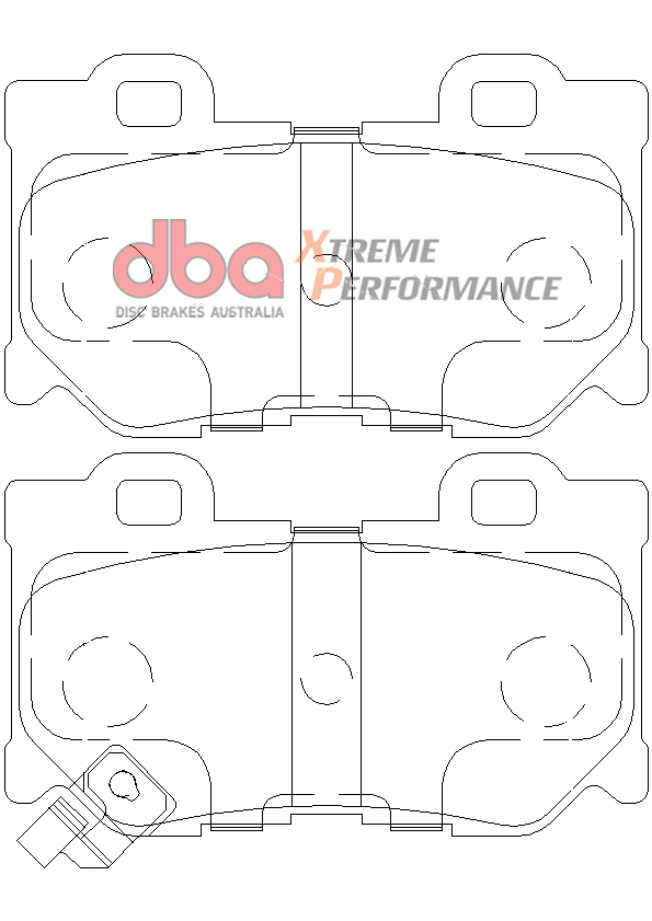 DBA 4000 Series T3 Slotted Rear Disc & Xtreme Performance Pad Kit 350 x 20mm for Infiniti G37 / Infiniti M35h & More