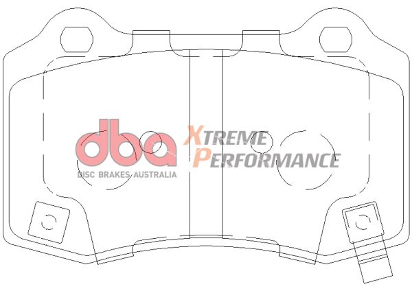 DBA 4000 Series T3 Slotted Rear Disc & Xtreme Performance Pad Kit 350mm for Jeep Grand Cherokee