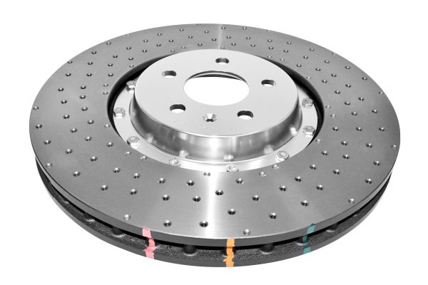 DBA 5000 Series Cross-Drilled & Dimpled Front Brake Disc 380mm for Audi A8 quattro D4/4H / Audi SQ5 8R