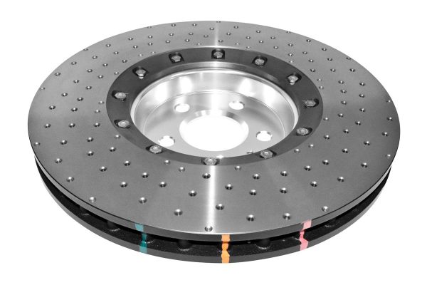 DBA 5000 Series Cross-Drilled & Dimpled Front Brake Disc 380mm for Audi A8 quattro D4/4H / Audi SQ5 8R