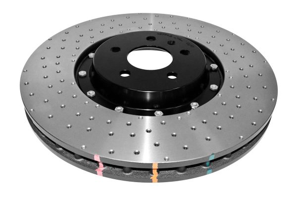 DBA 5000 Series Cross-Drilled & Dimpled Front Brake Disc 380mm for Audi A8 quattro D4/4H / Audi SQ5 8R