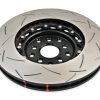DBA 5000 Series T3 Slotted Front Brake Disc 326 x 30mm Black Hat for Subaru BRZ / Subaru Forester & More