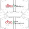 DBA Street Performance Front Brake Pad Set 127.1 x 75.7 x 15.9mm for Infiniti FX30D / Infiniti FX37 & More