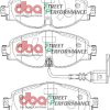 DBA Street Performance Front Brake Pad Set 160.1 x 64.5 x 19.1mm for Audi A1 GB / Audi A3 8V & More