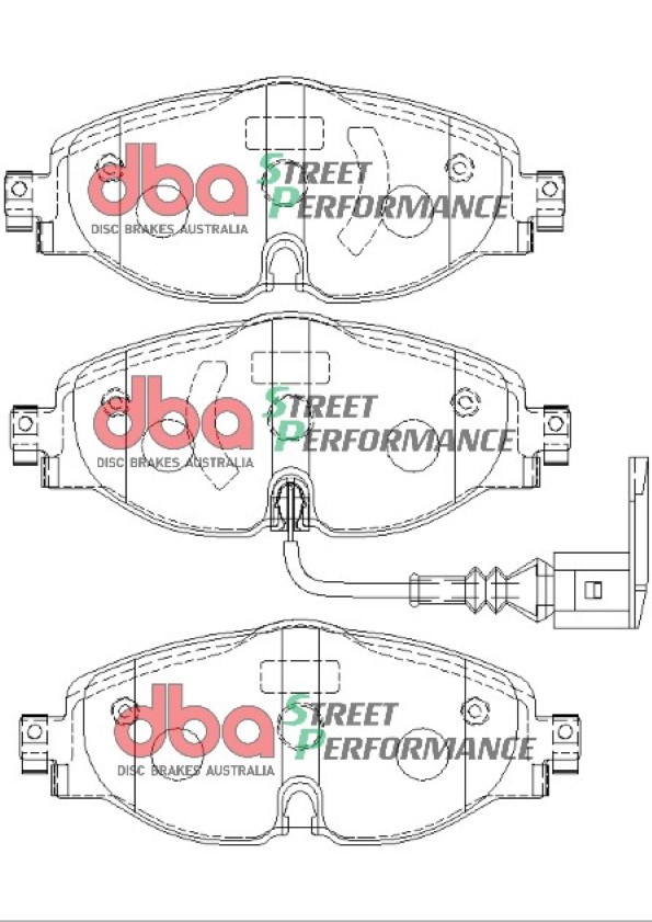 image-157.jpeg DBA Street Series T2 Slotted Front Disc & Street Performance Pad Kit 288 x 25mm for Audi A3 8V / Audi A3 8Y & More