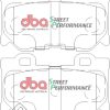 DBA Street Performance Rear Brake Pad Set 99.8 x 59.6 x 13.8mm for Infiniti FX30D / Infiniti FX37 & More
