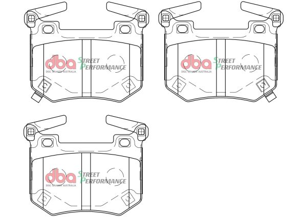 image-165.jpeg DBA Street Performance Rear Brake Pad Set for Kia Stinger