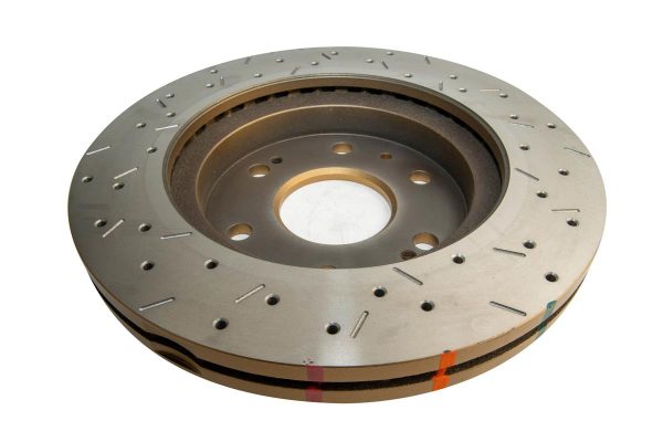 DBA 4000 Series Cross-Drilled & Slotted Front Brake Disc 330 x 30mm for Cadillac Escalade / Cadillac Escalade ESV & More