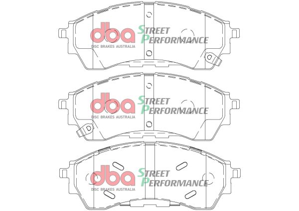 DBA Street Series En-Shield Plain Front Disc & Street Performance Pad Kit 332mm for Ford Ranger