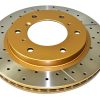 DBA Street Series X-Gold Drilled & Slotted Front Brake Disc 290mm for Mitsubishi Pajero / Mitsubishi Shogun
