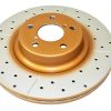 DBA Street Series X-Gold Drilled & Slotted Front Brake Disc 294 x 24mm for Subaru BRZ / Subaru Forester & More