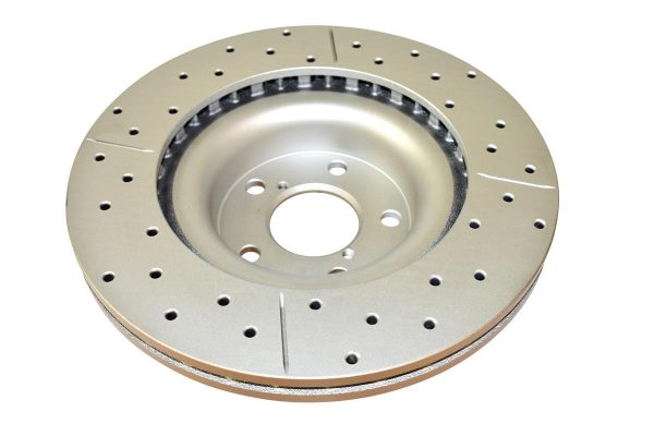 DBA Street Series X-Gold Drilled & Slotted Front Brake Disc 294 x 24mm for Subaru BRZ / Subaru Forester & More