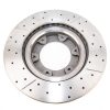 DBA Street Series X-Gold Drilled & Slotted Front Brake Disc 311 x 32mm for Toyota Land Cruiser