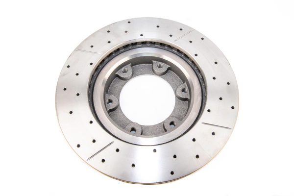DBA Street Series X-Gold Drilled & Slotted Front Brake Disc 311 x 32mm for Toyota Land Cruiser