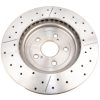 DBA Street Series X-Gold Drilled & Slotted Front Brake Disc 320 x 28mm for Lexus RX300 / Lexus RX350 & More