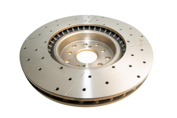 DBA Street Series X-Gold Drilled & Slotted Front Brake Disc 326 x 30mm for Subaru BRZ / Subaru Forester & More